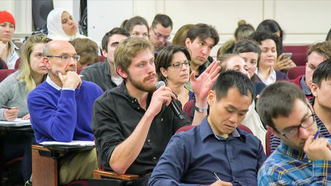 Diverse group of learners in class