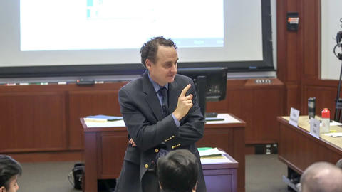 Professor Levy teaching in class