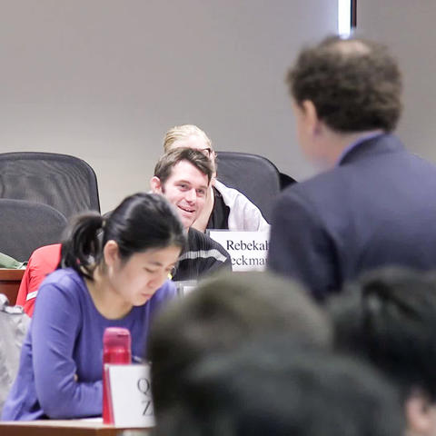Students in classroom