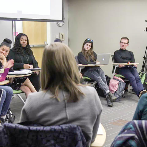 Students in class